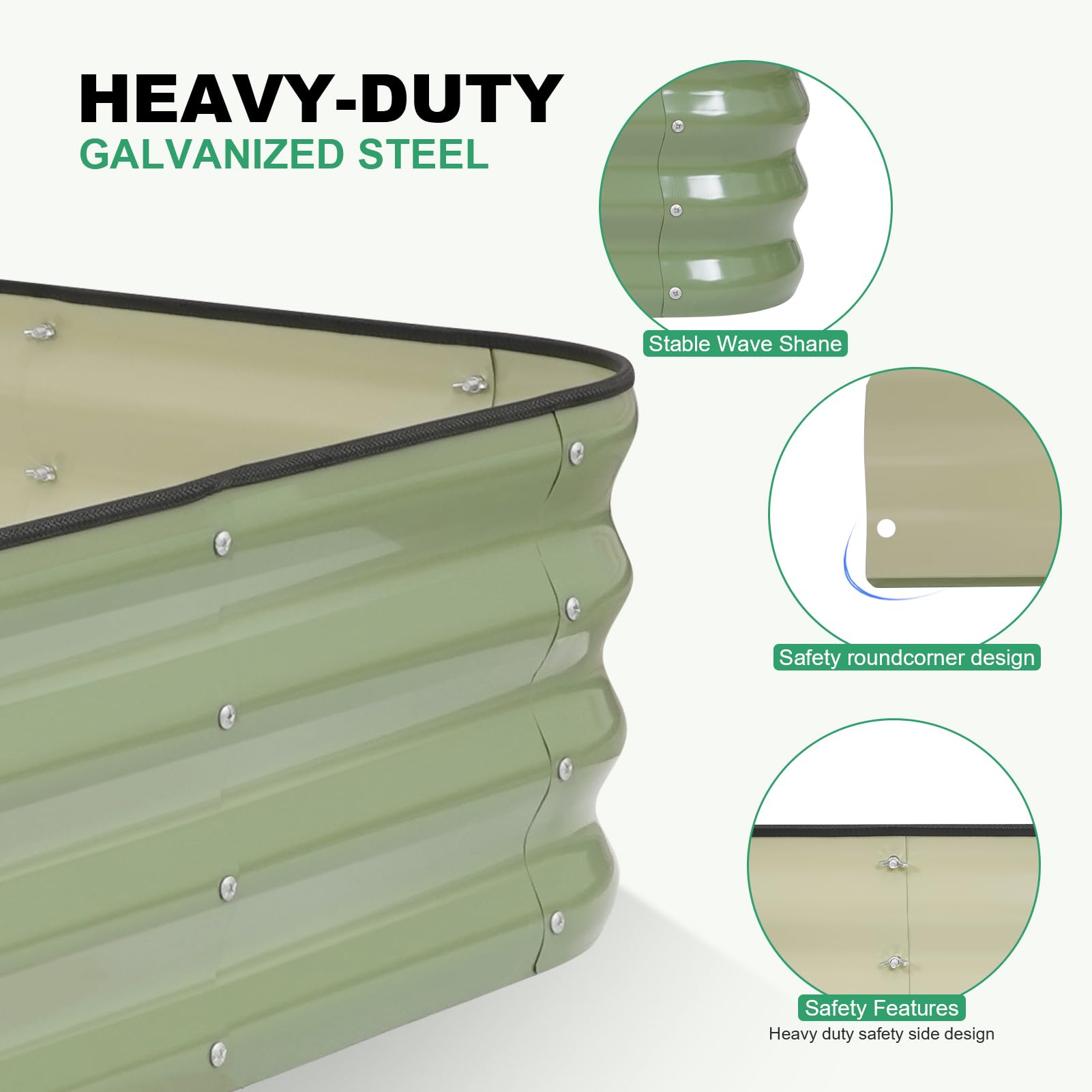 1MORE galvanized steel panels resist rust for outdoor durability