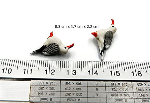 1shopforyou seagull figurine set made of clay with natural tones