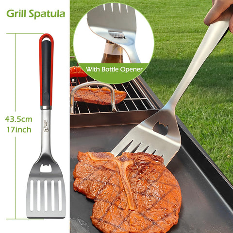 2 Double Two BBQ tool set fork ready for flipping and tenderizing