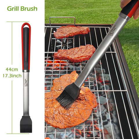 2 Double Two BBQ tool set 18-inch length for safe heat distance