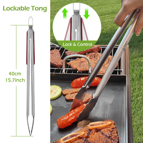 2 Double Two BBQ tool set spatula with bottle opener for serving