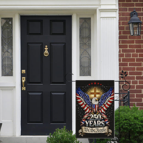 250 Anniversary Years America flag commemorating 1776-2026 for year-round display.