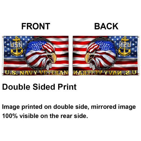 2BUT double-stitched flag fabric close-up showing durability.