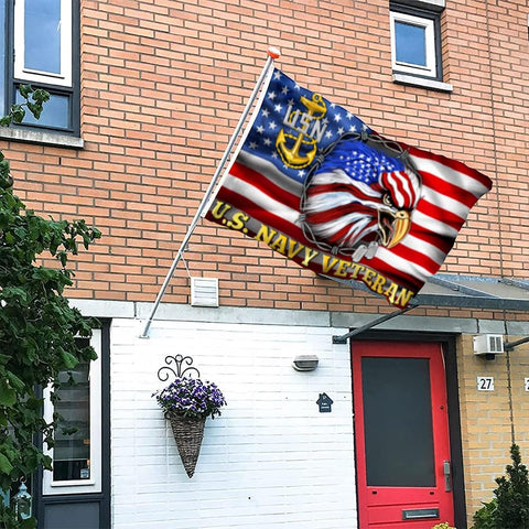 2BUT UV-protected print flag 3x5 with fade-resistant outdoor colors.