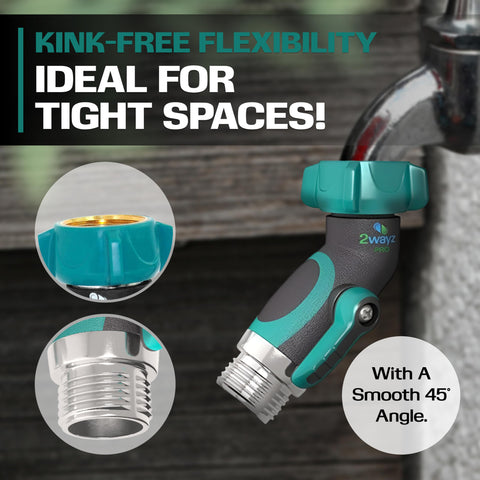 2WAYZ 45-degree elbow ideal for tight spaces where traditional angles fail.