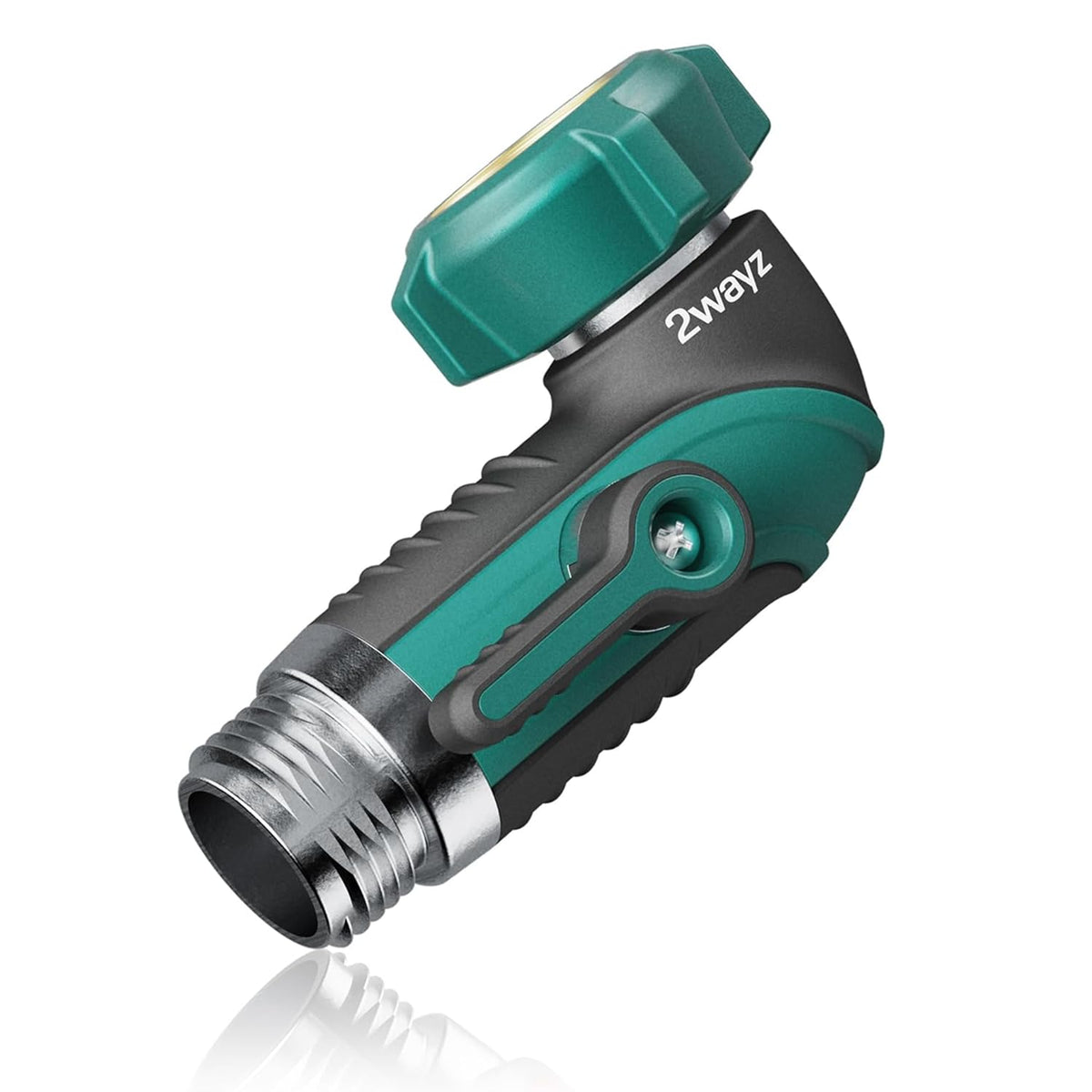 2WAYZ 90-degree hose elbow adapter for tight spaces and easy connections.