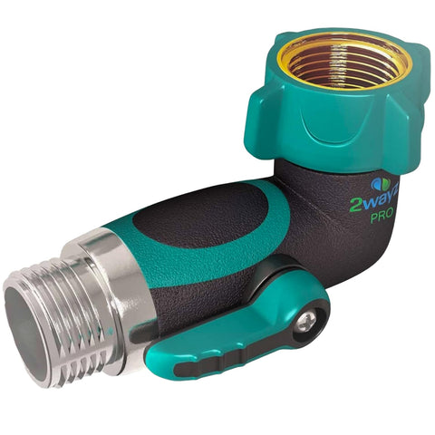 2WAYZ 90-degree elbow connector enables tight-space installation for hoses.