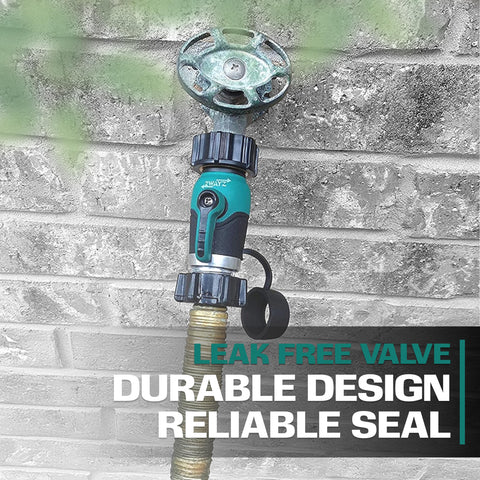 2WAYZ brass hose fitting showing leak-proof seal for efficient watering