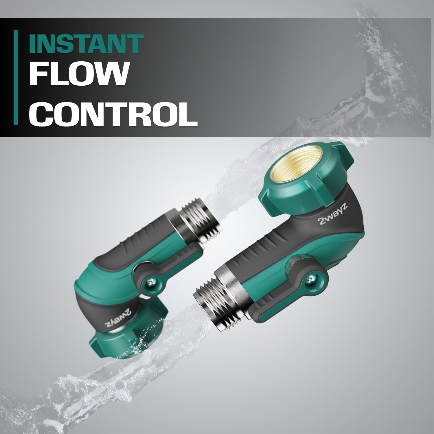 2WAYZ compact elbow saves space in tight setups.