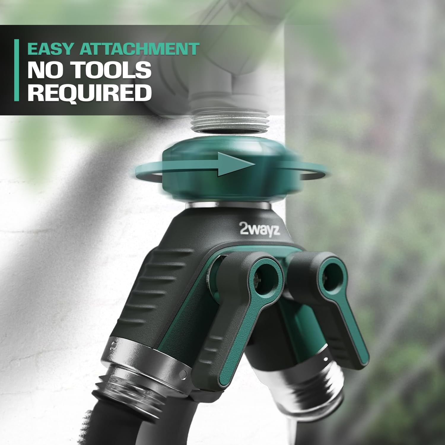 2WAYZ easy install handle for smooth operation even with gloves