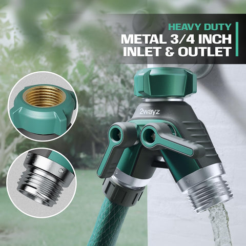 2WAYZ leak-proof connection ensures steady water flow