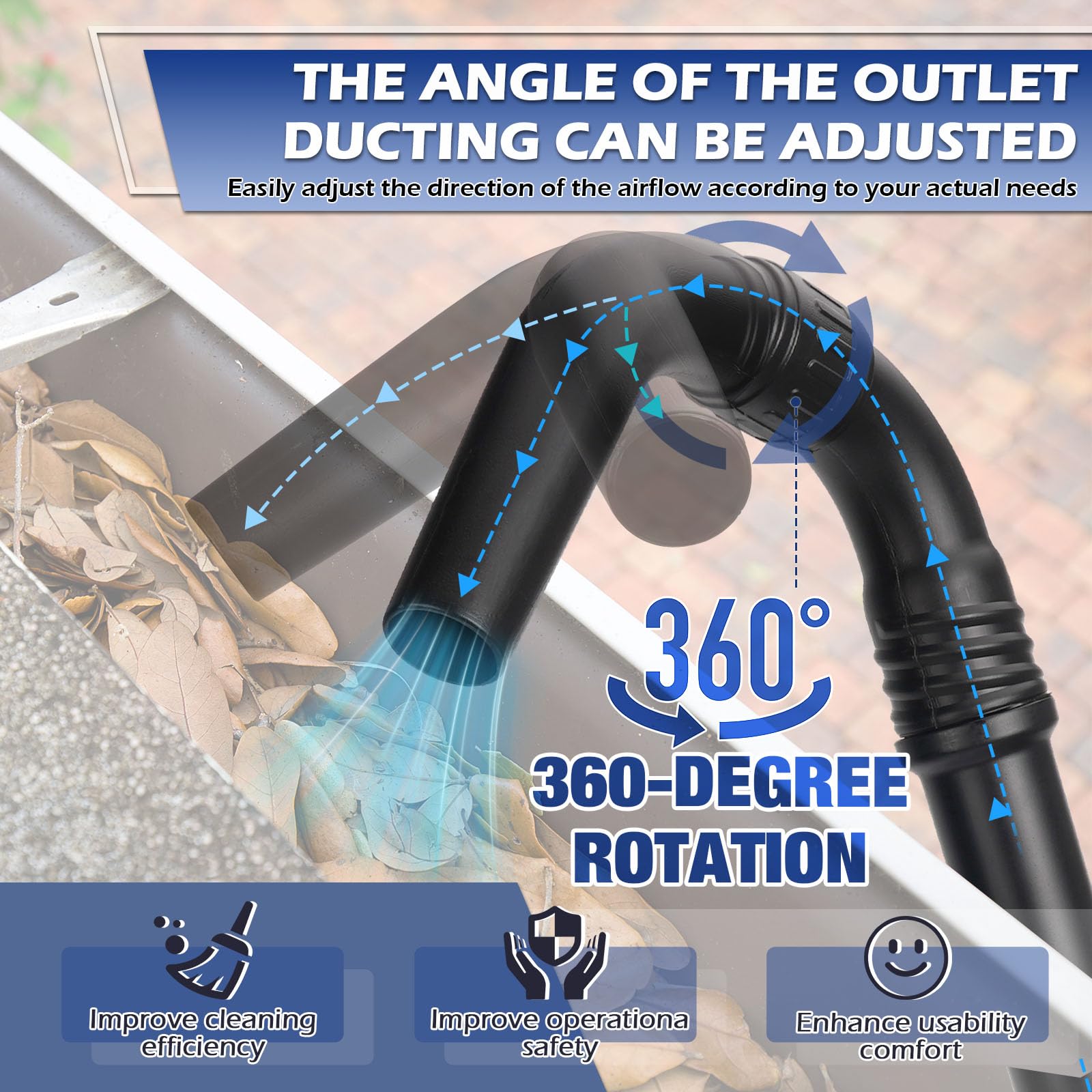 3 BUZZLETT extended pipes and rubber seal ensure secure, tight connections.