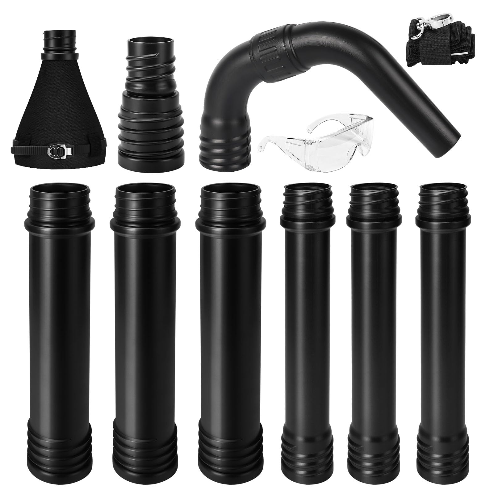3 BUZZLETT universal gutter cleaning tool with rotating nozzle for precise ground cleaning.