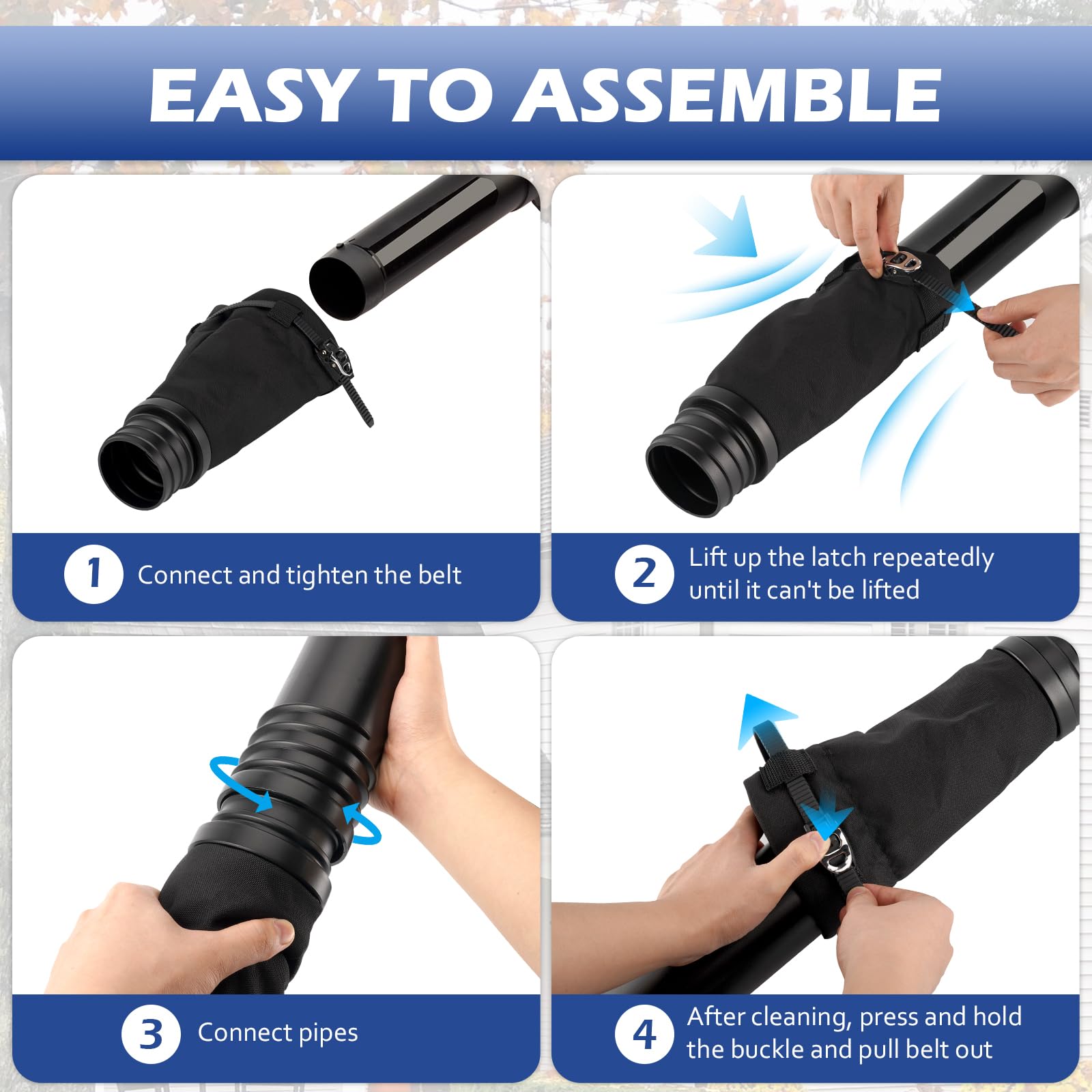 3 BUZZLETT user-friendly ground-cleaning tool for seasonal gutter maintenance.