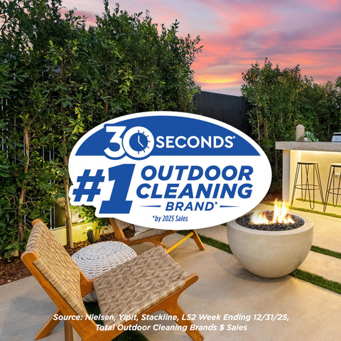 30 Seconds Outdoor Cleaner with hose-end sprayer for easy application