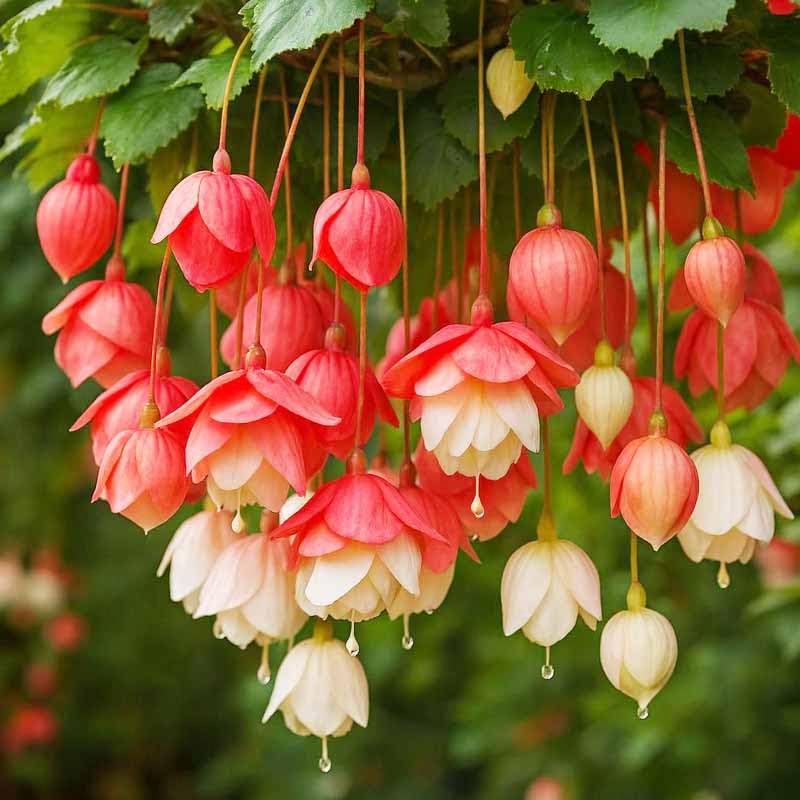 310-plus-mix Container garden in shade benefits from cascading leaves.