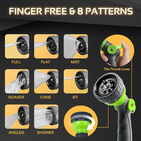 360 GADGET Garden Hose Metal puncture-proof build withstands rough yard conditions