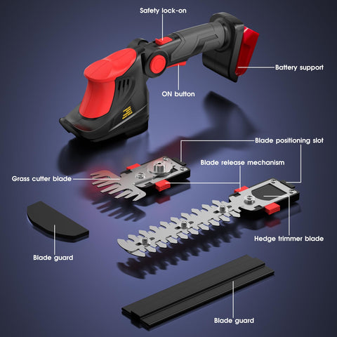 3D VO INN lightweight handheld design makes yard work comfortable.