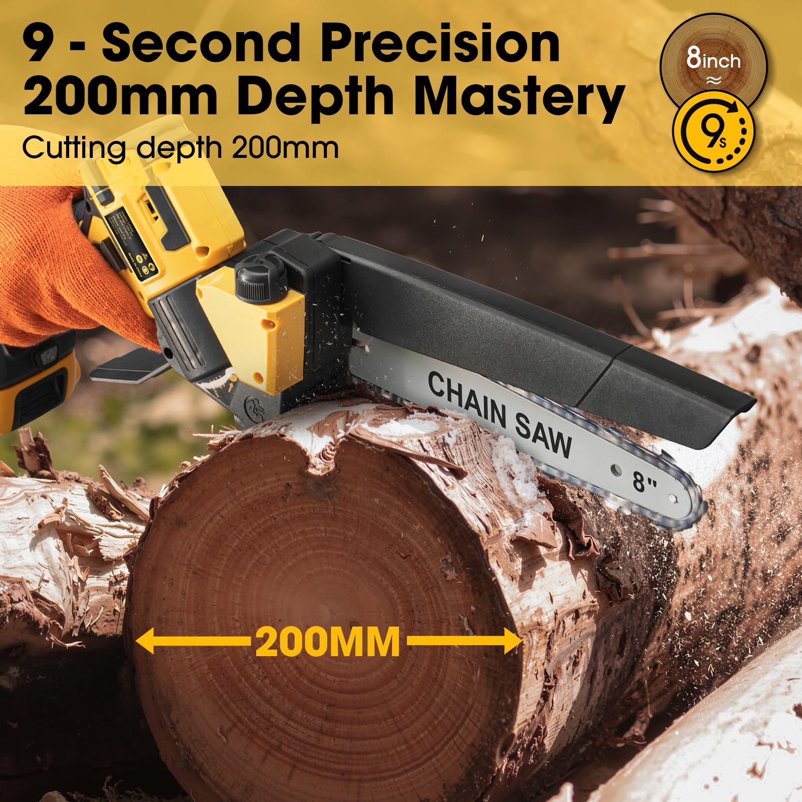 3D VO INN 20V system delivers stable power for steady cuts.