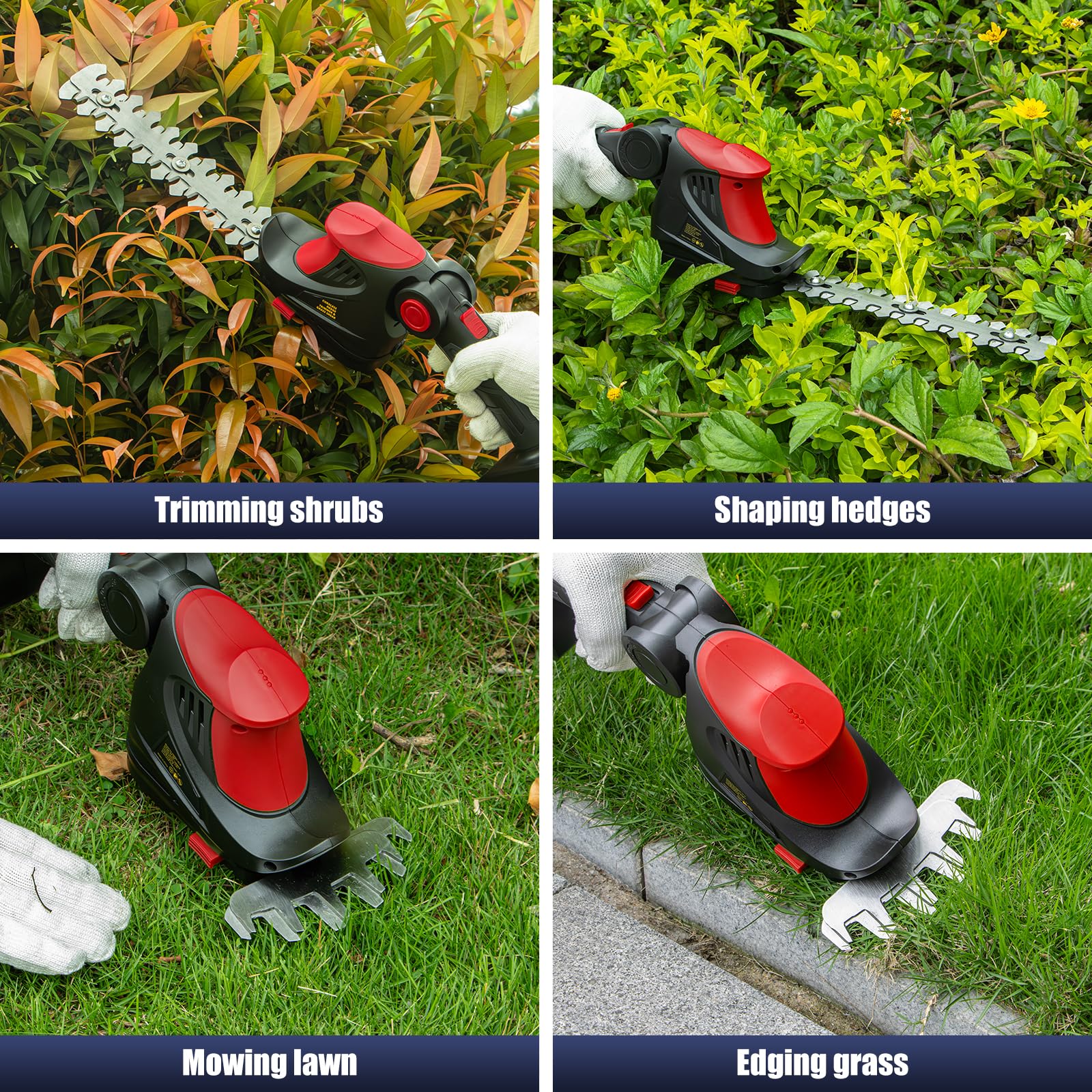 3D VO INN triple-safety features including blade guard and soft-start for safe use.