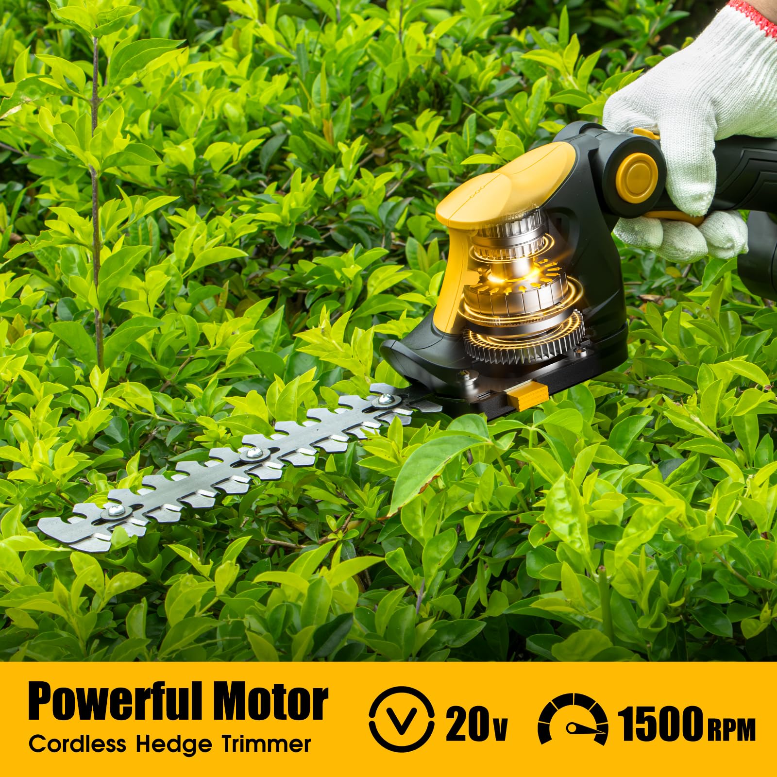 3D VO INN 2-in-1 garden tool for quick hedge and edge tasks