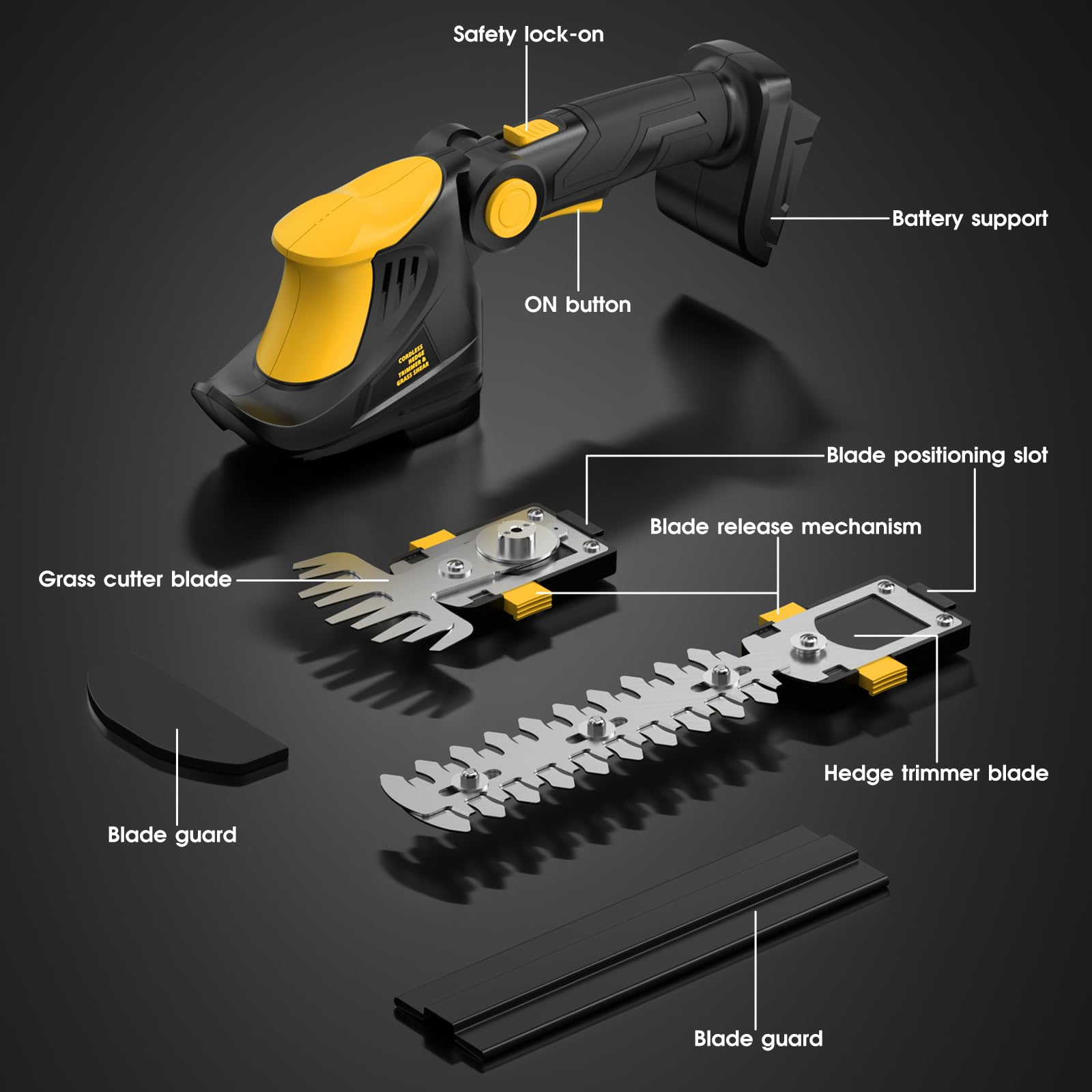 3D VO INN compact cordless design for easy maneuvering in gardens
