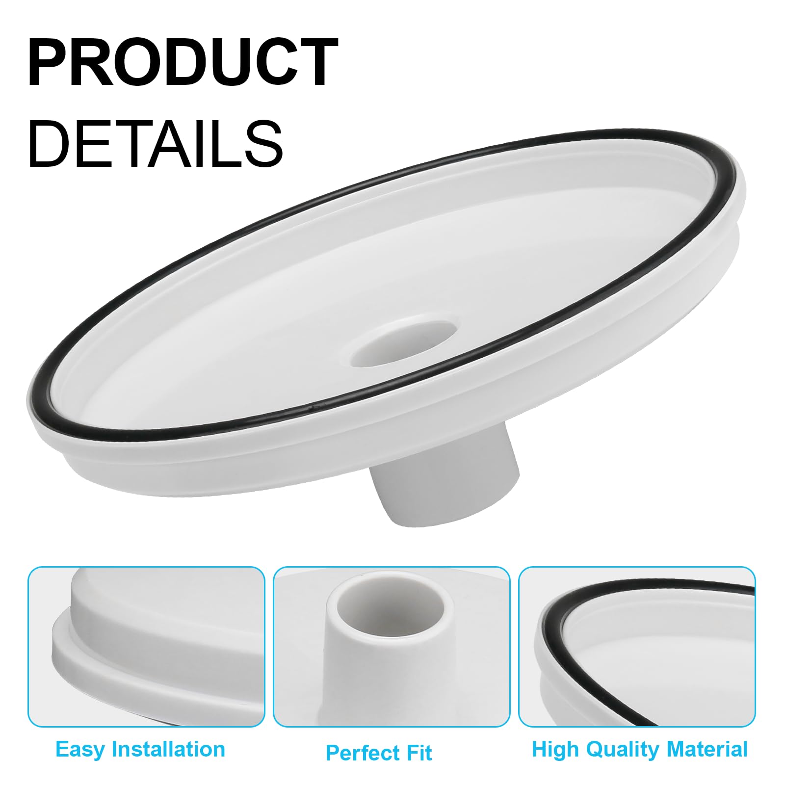 3MIRRORS pool skimmer setup shows easy installation with hose primed and water-filled.