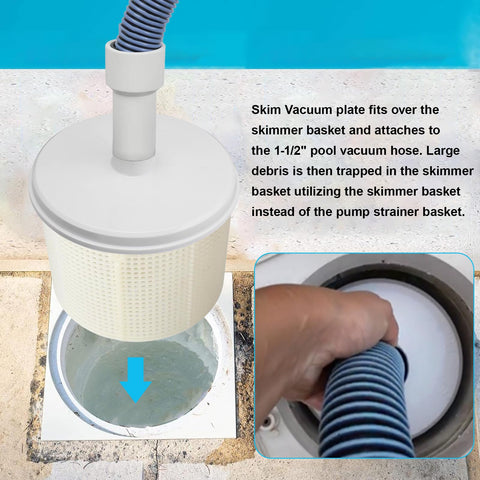 3MIRRORS vacuum hose primed with water demonstrates effective air evacuation step.