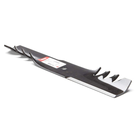 Oregon 596-308 G5 Gator blades close-up for 48-inch Scag 48184, promoting even mulching circulation.