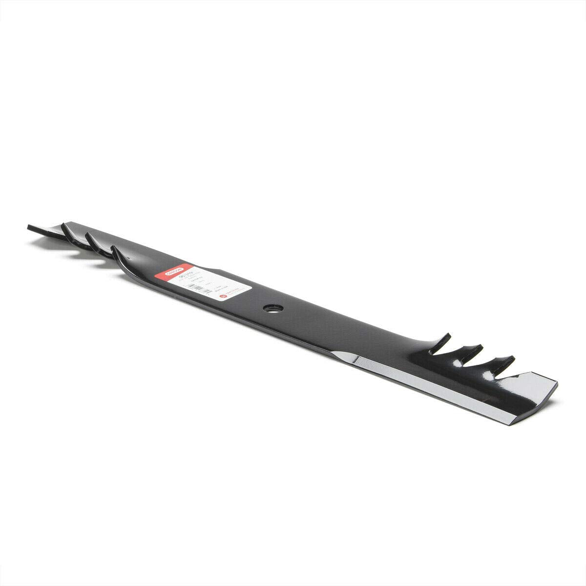 3PK Oregon 96-319 Gator G3 mulching blade mounted on a 60-inch deck, showcasing durability