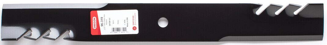 3PK Oregon 96-319 Gator G3 mulching blade packaging, ready for quick installation