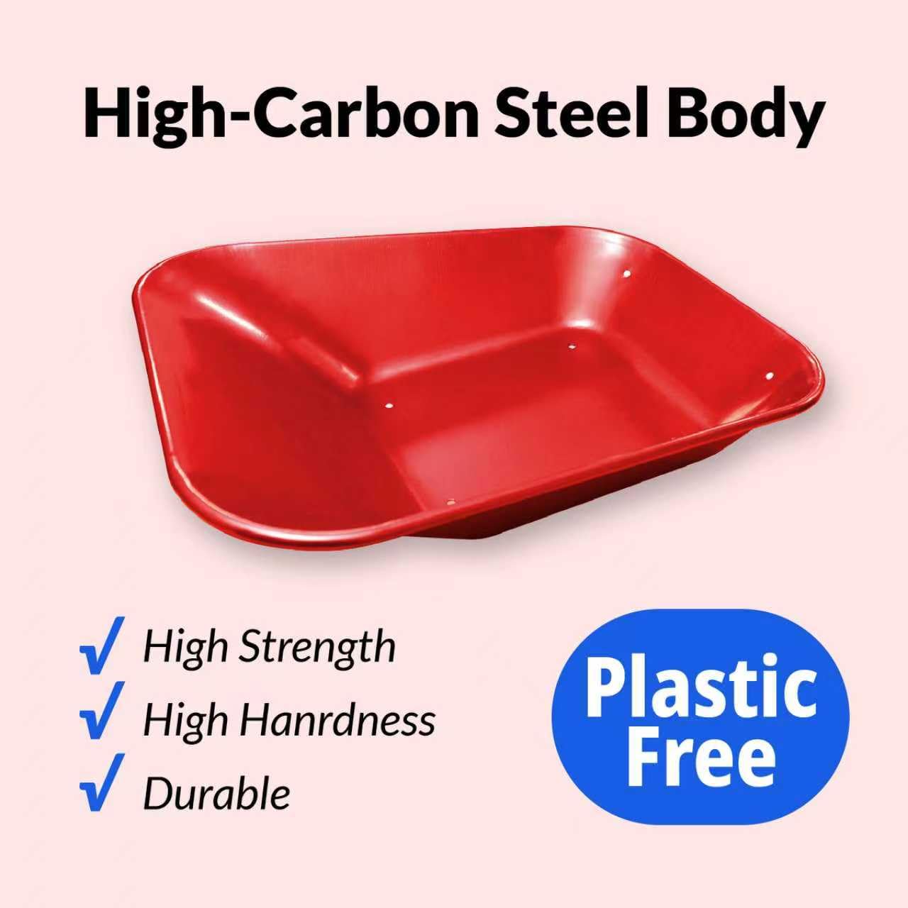 3T GROUP toddler wheelbarrow with two-wheel stability keeps little helpers balanced.