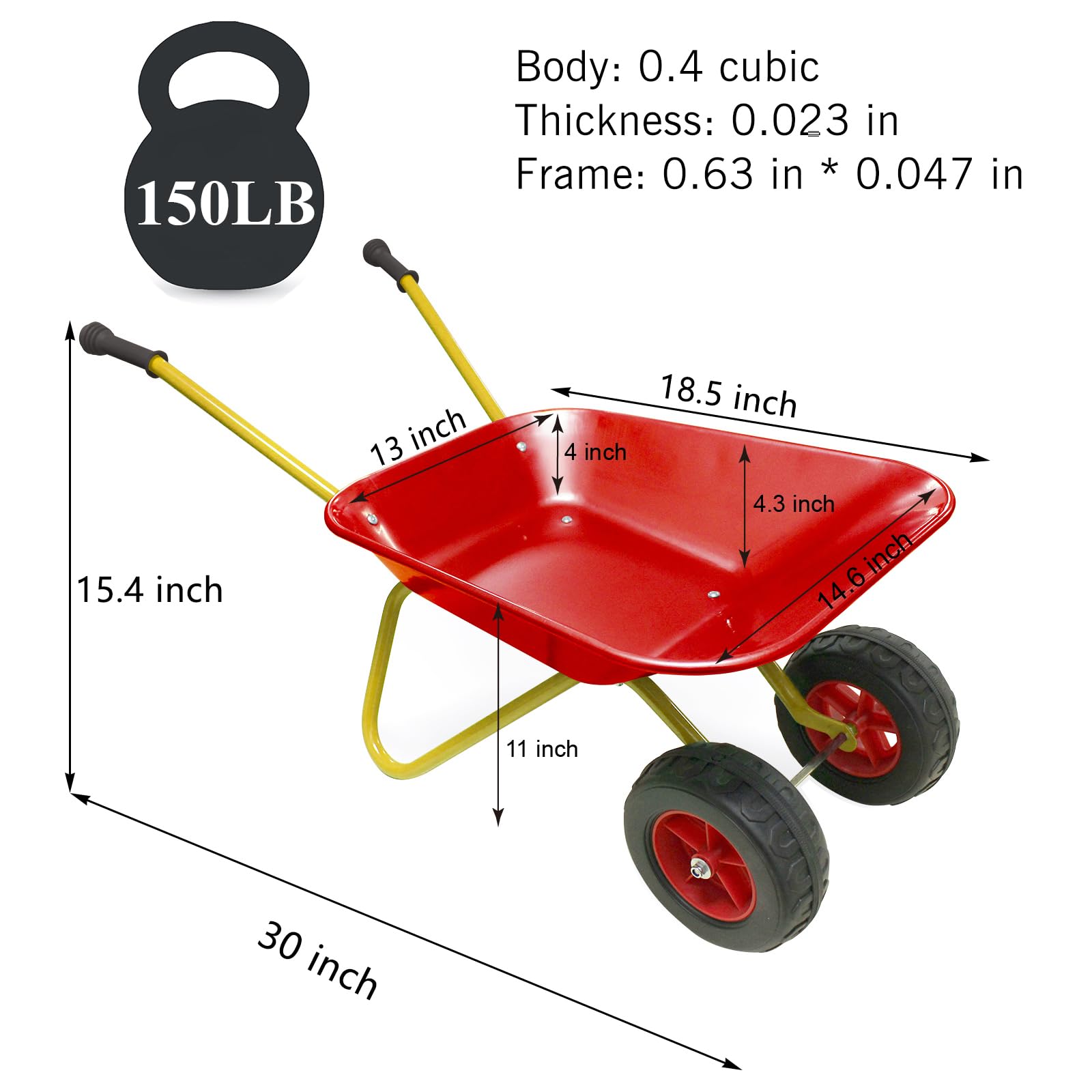 3T GROUP high-carbon steel frame endures outdoor use with durable, rust-free coating.