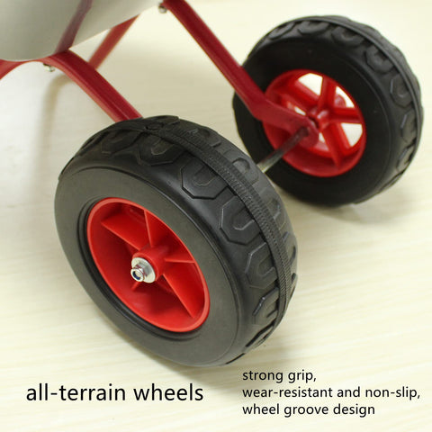 3T GROUP Wheelbarrow assembly illustration with step-by-step guide