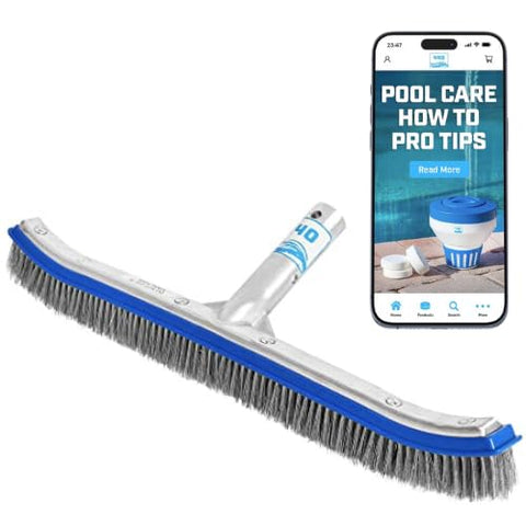 440 Heavy Duty Pool Brush with an 18-inch wide head for efficient floor and wall cleaning.