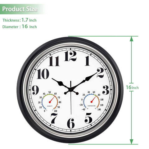 Weather-ready clock resists rain and moisture while maintaining accurate time.
