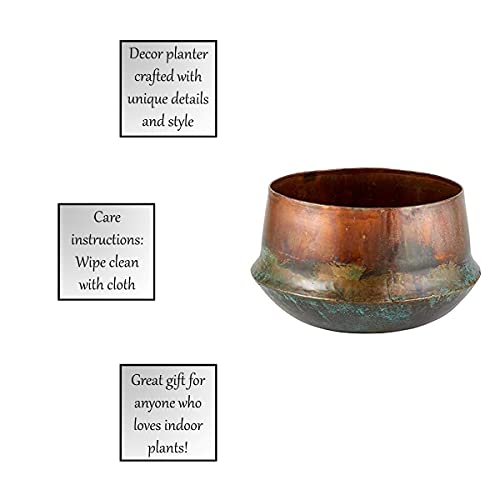 47th & Main rustic planter used as centerpiece or catchall