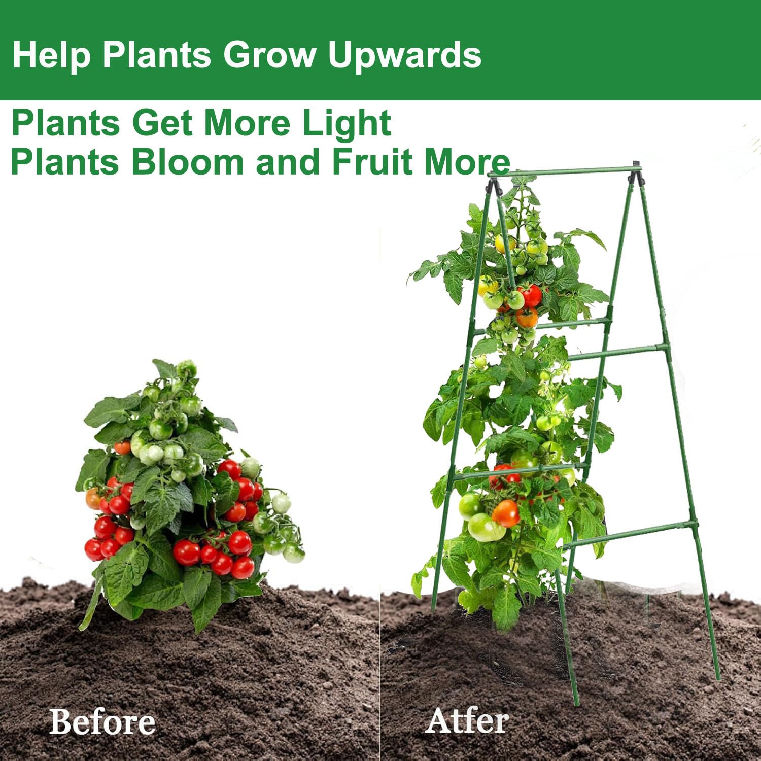 7Queen A-Frame cucumber net provides sturdy support for vegetables.