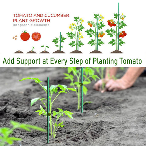 7Queen rotatable clips enabling flexible plant shaping