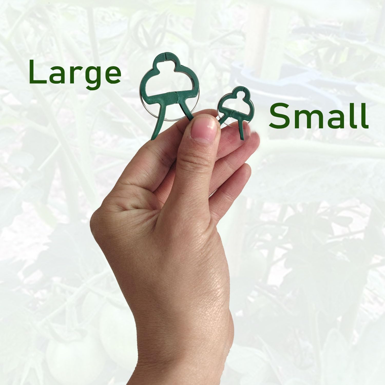 7Queen small green plant clip discreetly anchors delicate vines