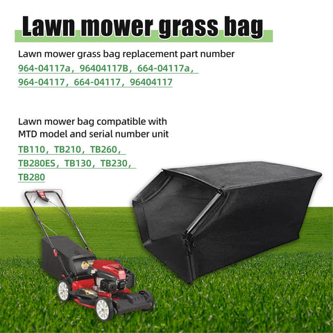 8B8B lawnmower bag 66404117a secure containment during mowing