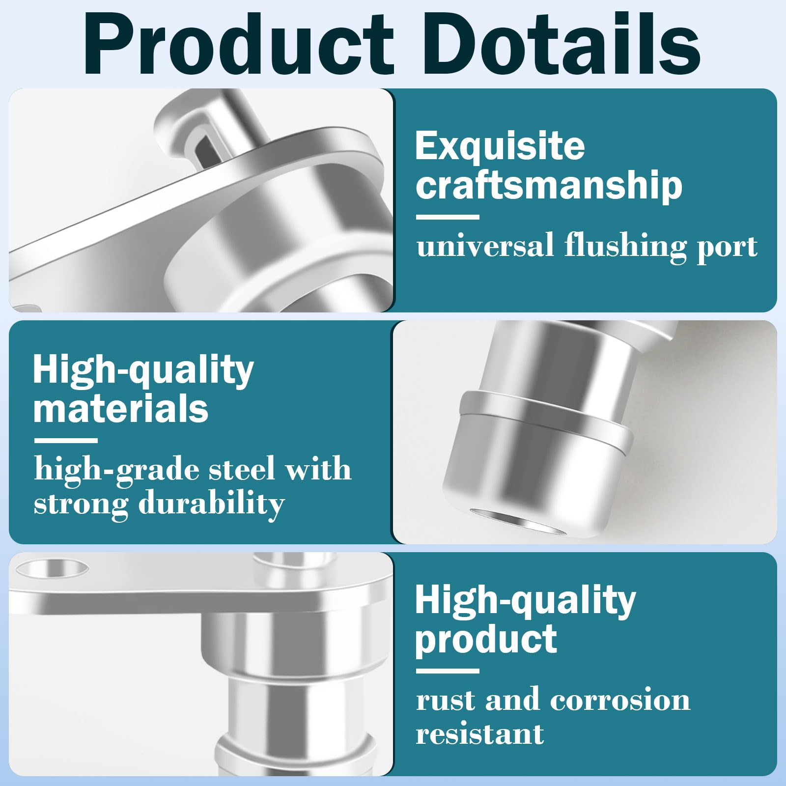 8B8B washout port steel construction offers durable protection for outdoor use.