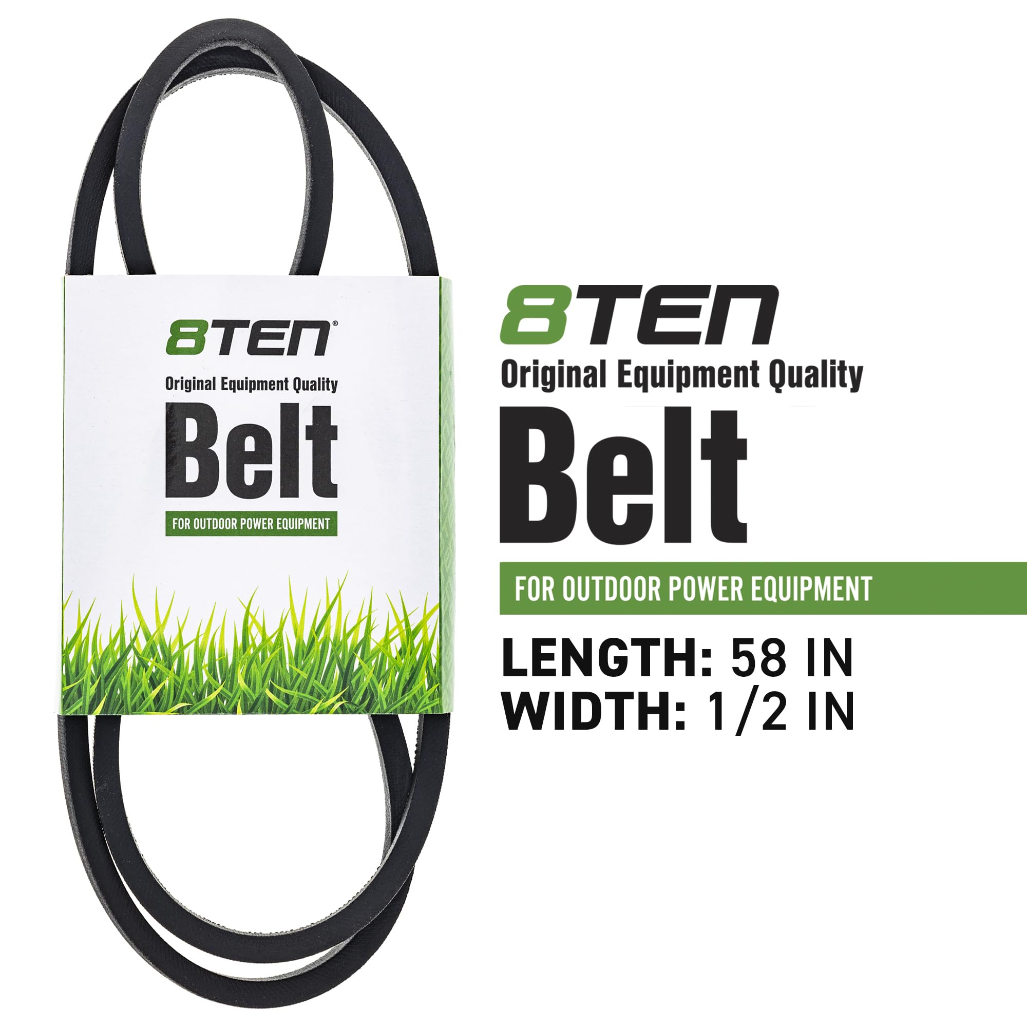 8TEN drive belt for Cub Cadet RT65E RT65ES improves tiller control and longevity.