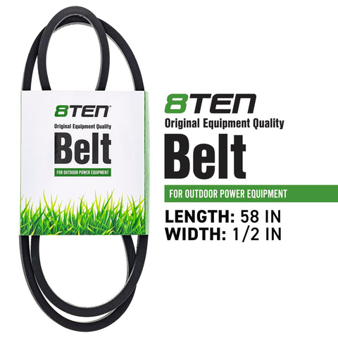 8TEN drive belt for Cub Cadet RT65E RT65ES improves tiller control and longevity.