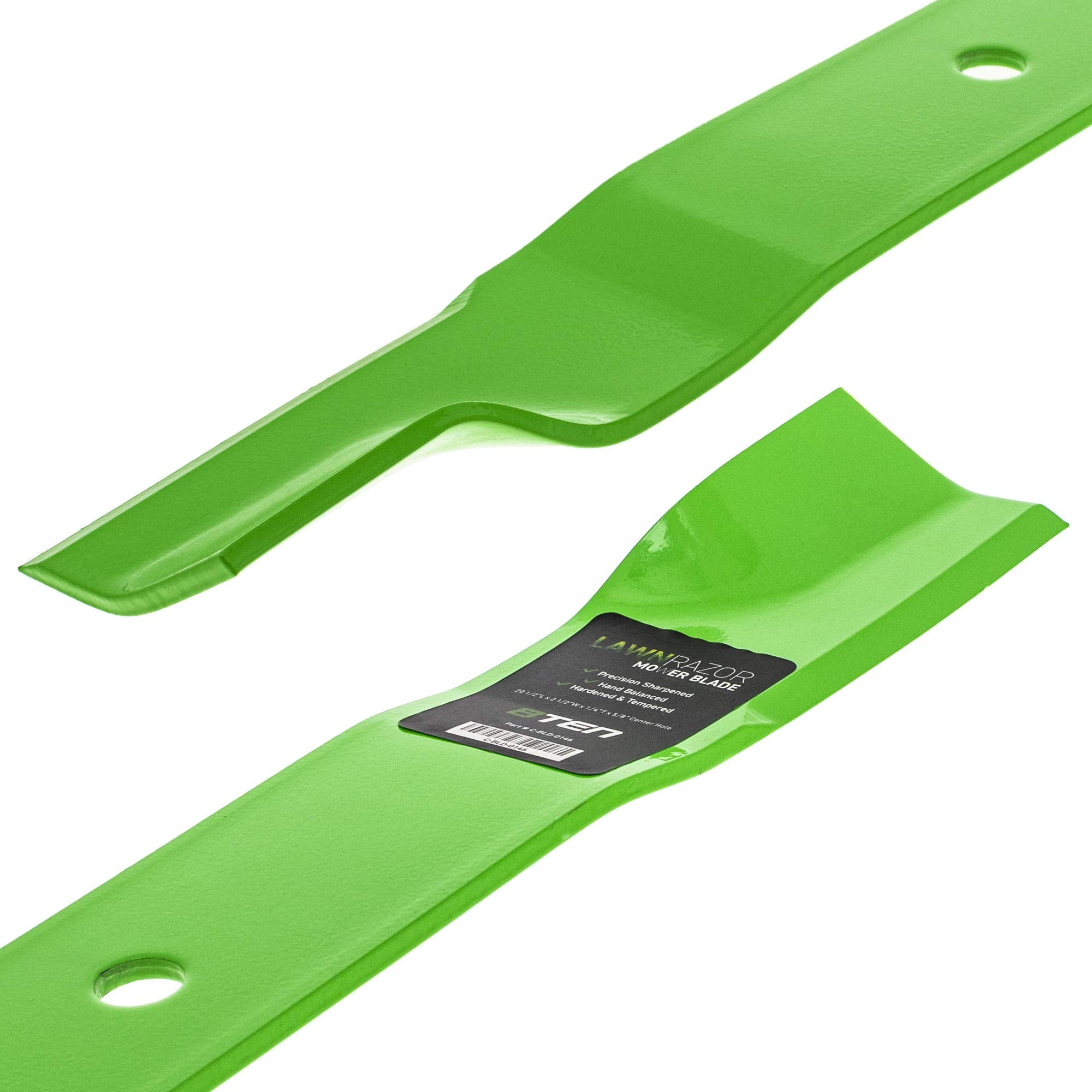 8TEN LawnRAZOR blade specs highlight durable dimensions