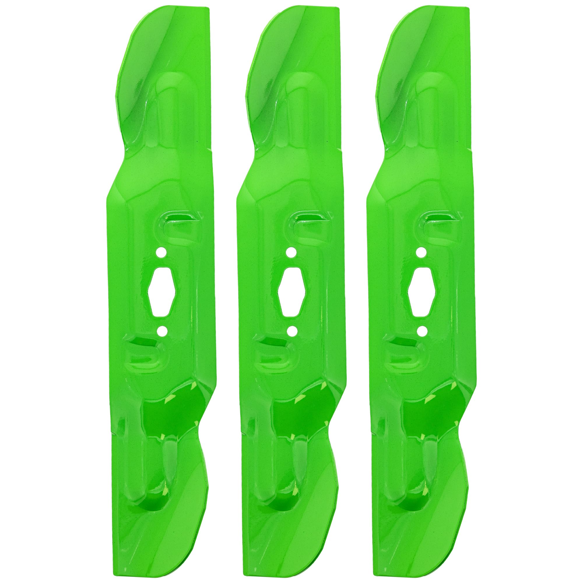 8TEN LawnRAZOR ultra high lift blade for 54-inch decks improves clip height and mowing efficiency.