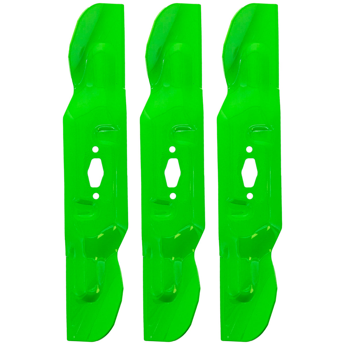 8TEN LawnRAZOR ultra high lift blade for 54-inch decks improves clip height and mowing efficiency.