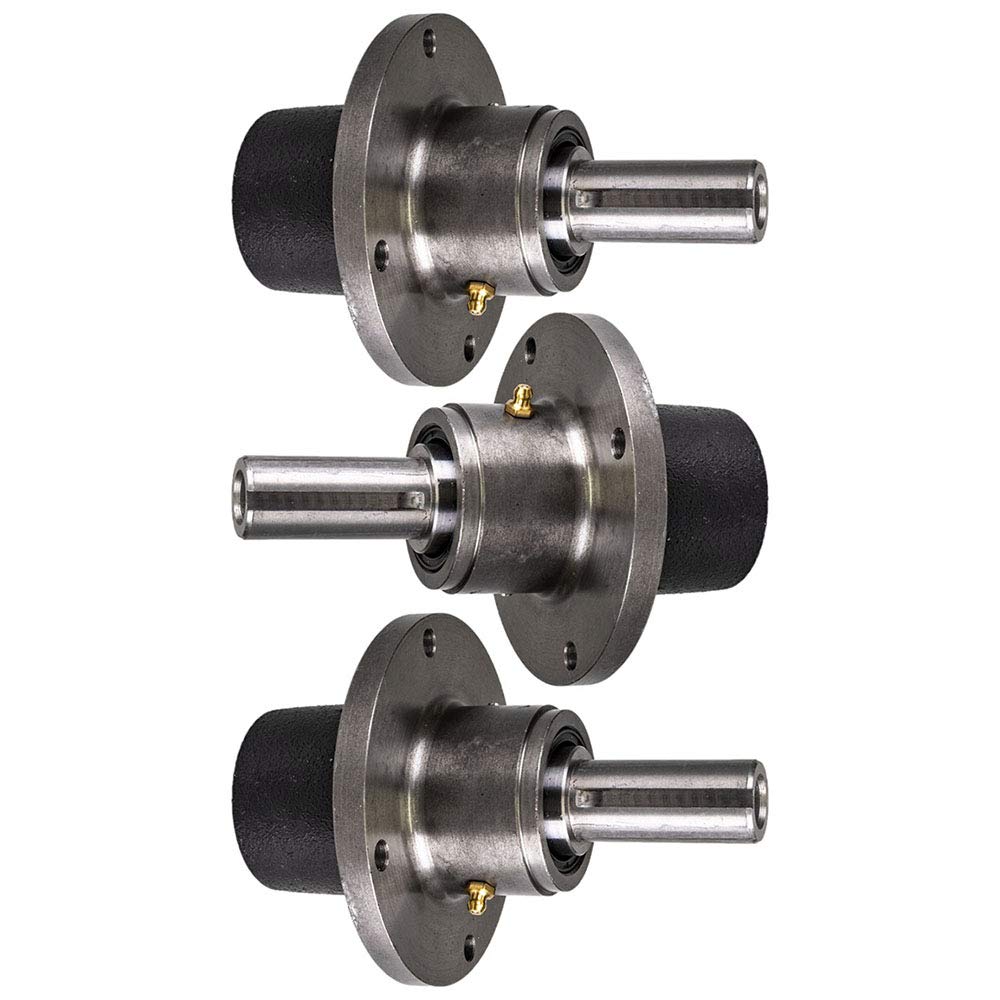 8TEN mower spindle close-up for Scag Cheetah shows durable construction.