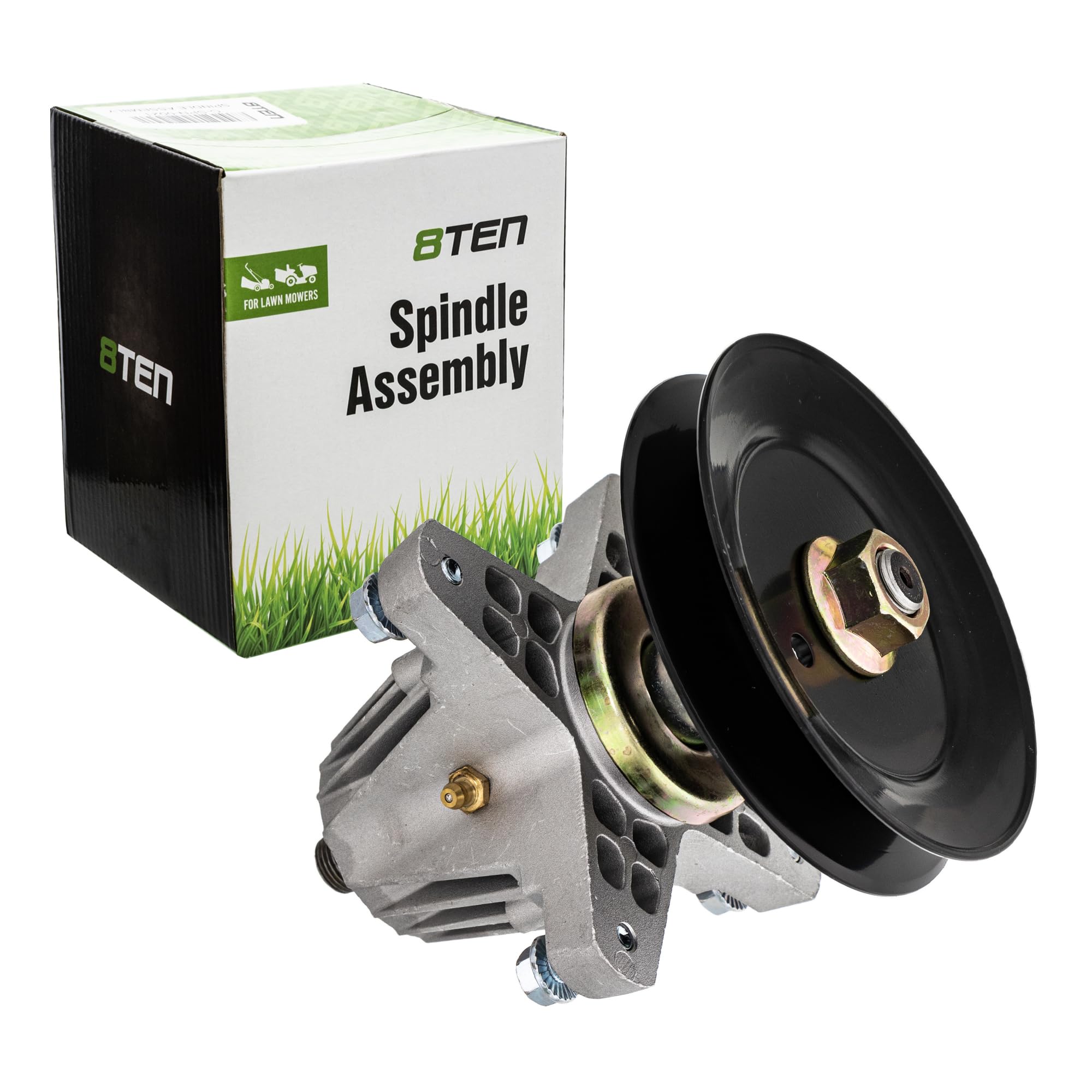 8TEN spindle height 6-7/8 inches supports robust mowing performance