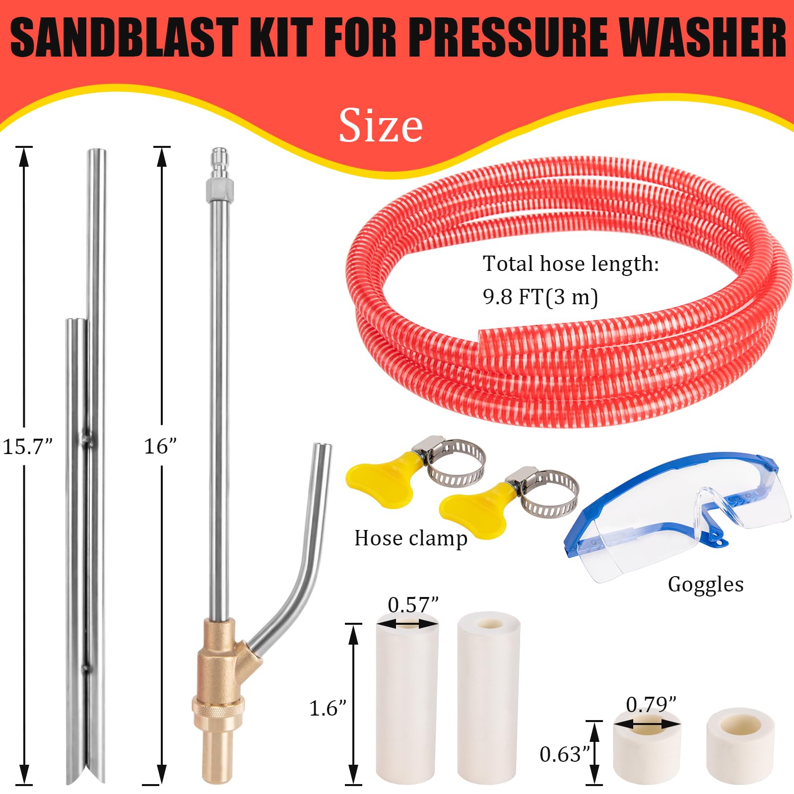 9TH SHOP durable brass and stainless steel construction ensures long-lasting performance